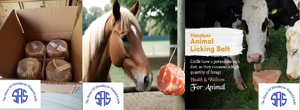 Himalayan Lick Salt For Cattle / Livestock / Horses feed